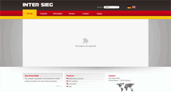Desktop Screenshot of inter-sieg.com