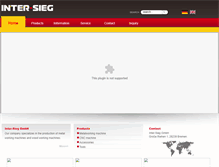 Tablet Screenshot of inter-sieg.com
